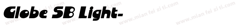 Globe SB Light字体转换